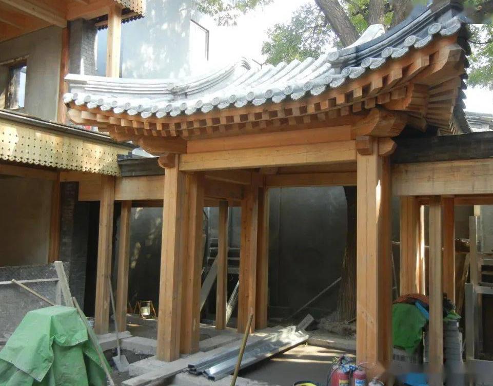 上海宅院装修施工